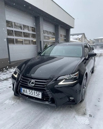 Lexus GS cena 115000 przebieg: 155000, rok produkcji 2017 z Warszawa małe 172
